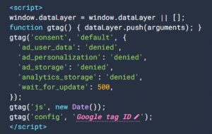 The dataLayer stores information on the functioning of your website, including Consent Mode v2.